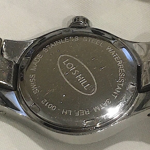 LOIS HILL Scroll Face Sterling Silver Bracelet Watch - Picture 5 of 13